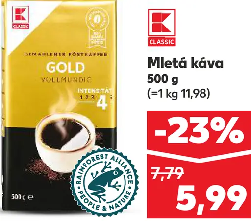 K-Classic K-Gold Edition mletá káva