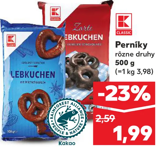 K-Classic Lebkuchen perníky rôzne druhy