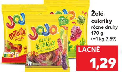 Joi želé cukríky rôzne druhy