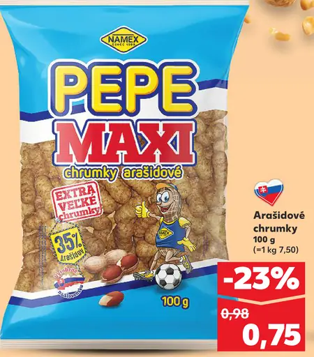 Namex Pepe chrumky arašidové