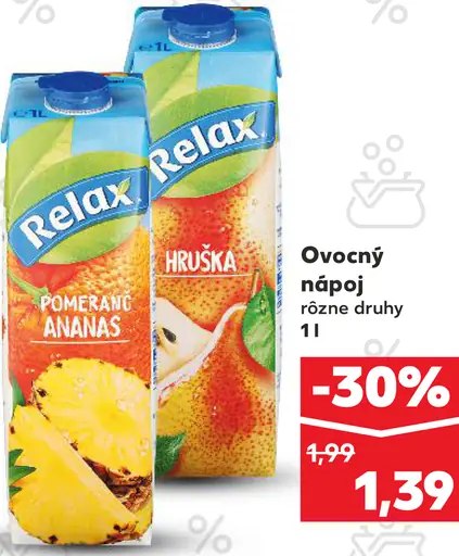 Relax ovocný nápoj pomaranč ananás