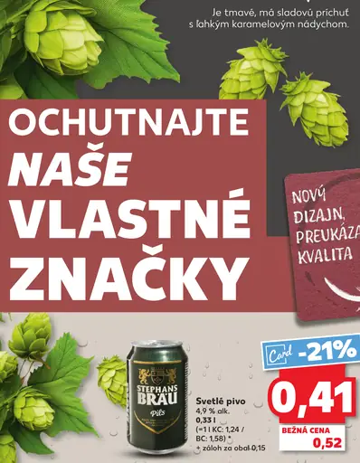 Stephans Bräu svetlý ležiak plechovka