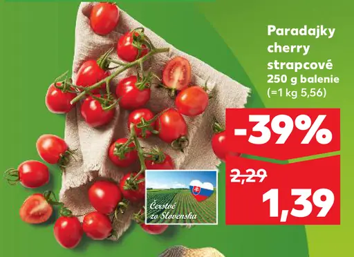 Paradajky cherry strapcové