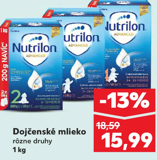 Nutrilon Profutura dojčenské mlieko
