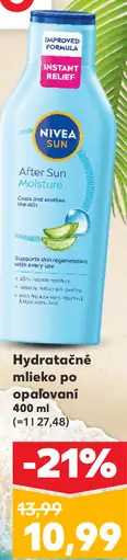 Nivea Sun After Sun Hydrating Soothing Lotion hydratačné mlieko po opaľovaní