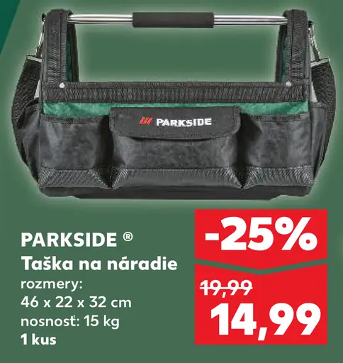 Parkside taška na náradie