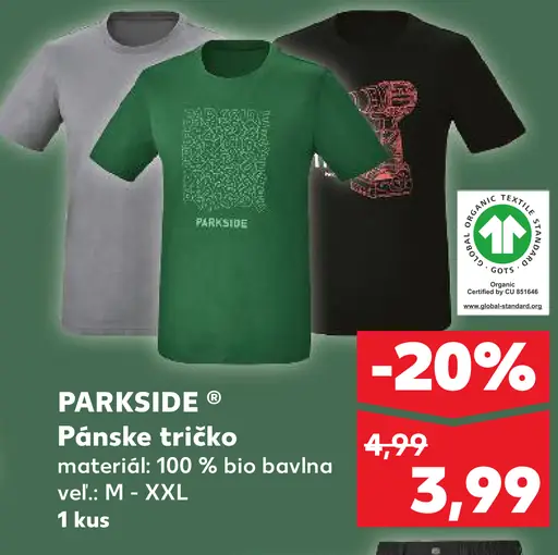 Parkside Pánske tričko