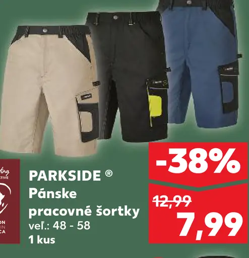 Parkside Pánske pracovné šortky