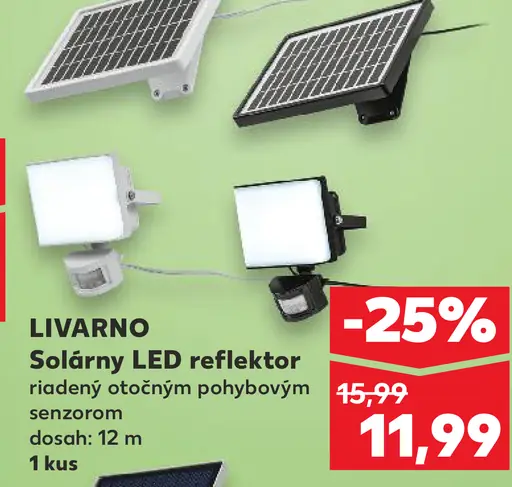 Livarno LED reflektor riadený otočným pohybovým senzorom