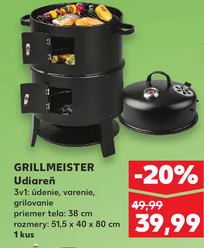 Grillmeister udiareň 3v1