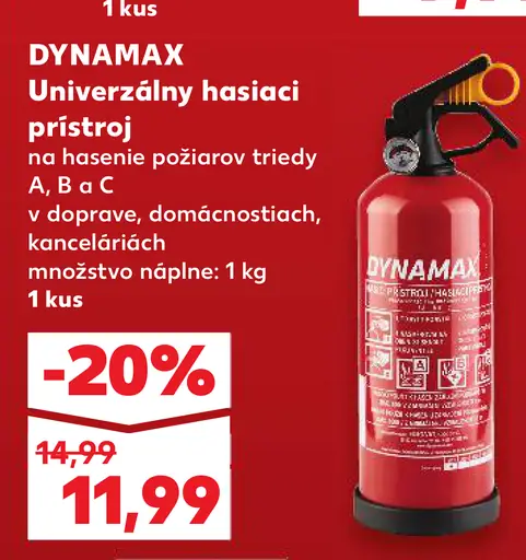 Dynamax univerzálny hasicí prístroj