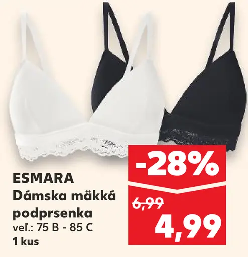 Esmara dámska mäkká podprsenka