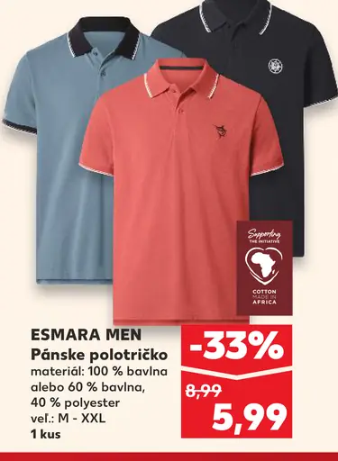 Esmara Men pánske polotričko