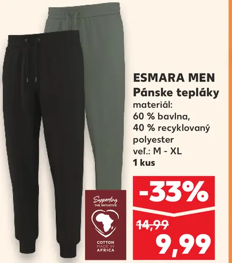 Esmara Men tepláky pánske