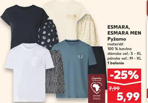 Esmara, Esmara men Pyžamo