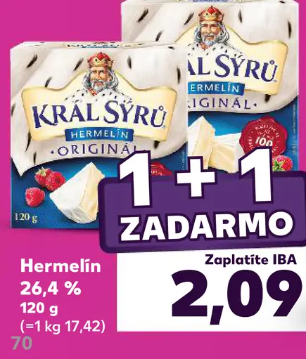 Král Sýrů Hermelín originál