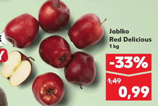 Jablko Red Delicious