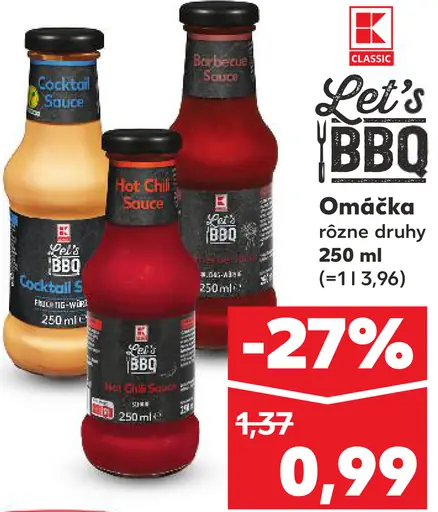 K-Classic omáčka Let's BBQ koktailová