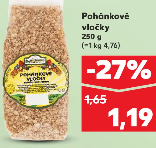 K-Classic pohánkové vločky