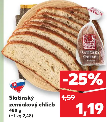 K-Classic slatinský zemiakový chlieb