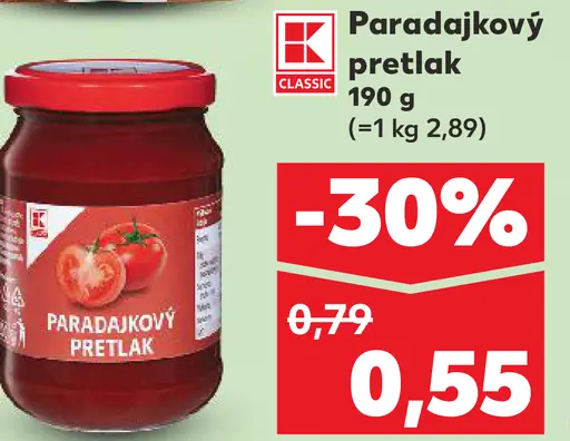K-Classic Paradajkový pretlak