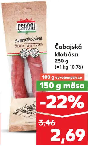 Csabai Čabajská klobása