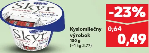 Skyr Kyslomliečny výrobok