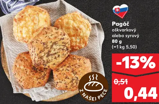 Pagáč oškvarkový alebo syrový