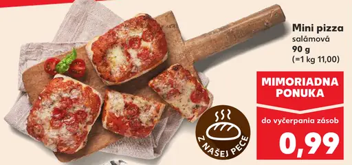 Mini pizza salámová