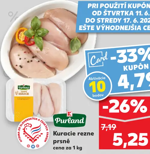 Purland Kuracie rezne prsia