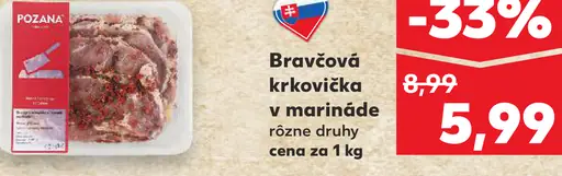 Pozana bravčová krkovička v marináde