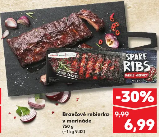 Maple Hickory Spare Ribs bravčové rebierka v marináde