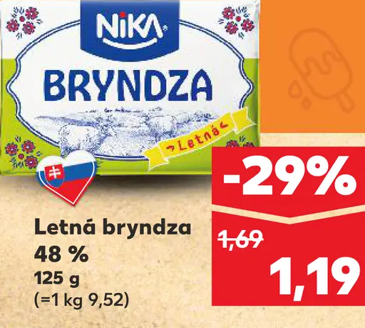 Nika Letná bryndza 48 %