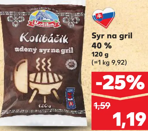 Kolibáčik údený syr na gril