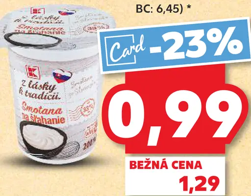 Rajo Smotana na šľahanie 33%