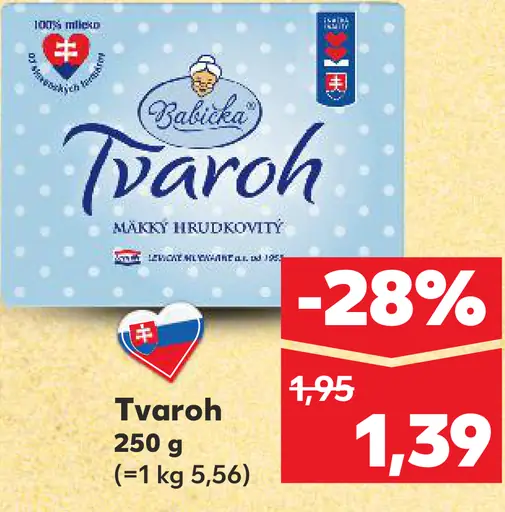 Babička Tvaroh mäkký hrudkovitý