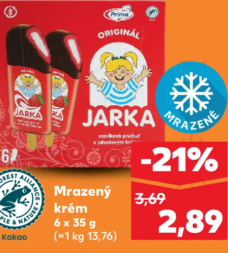 Prima Jarka mrazený krém kakao
