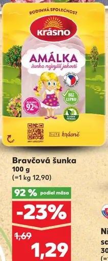 Bravčová šunka Amálka