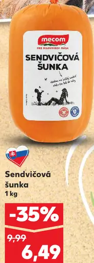 Mecom Sendvičová šunka