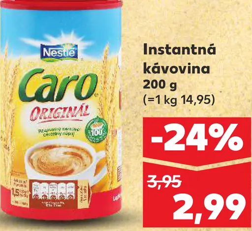Nestlé Caro originál instantná kávovina