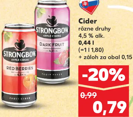 Strongbow cider Red Berries