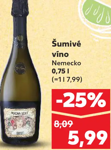 Nord Sekt šumivé víno Nemecko