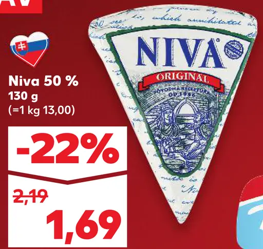Niva syr 50%