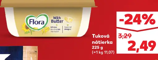 Flora Zmesná nátierka s maslom
