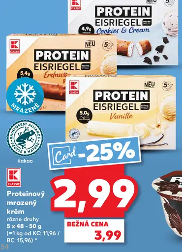 K-Classic Protein Eisriegel zmrzlinová tyčinka