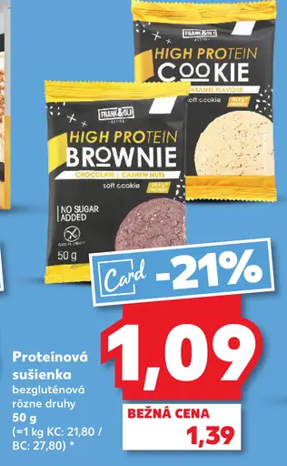 Take A Bite High Protein Cookie proteínová sušienka bezlepková rôzne druhy