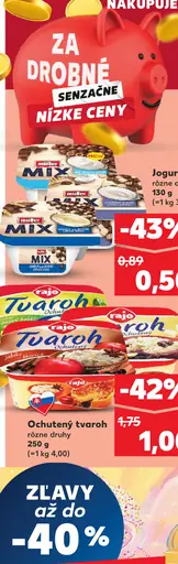 Rajo tvaroh ochutený