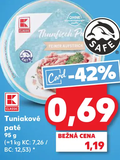 K-Classic tuniakové paté jemná nátierka
