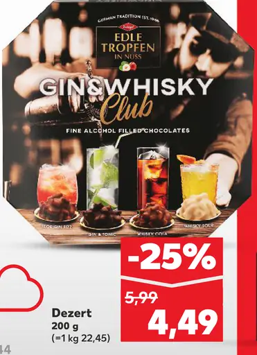 Edle Tropfen Gin & Whisky Club čokoládové pralinky