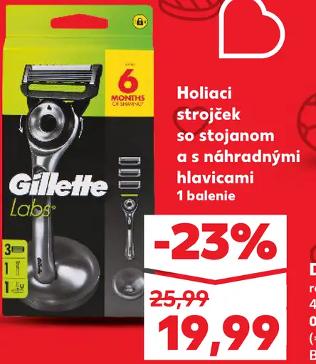 Gillette Labs holiaci strojček so stojanom a náhradnými hlavicami